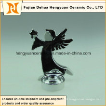 Angel Shape Ceramic Candle Holders for Christmas Decoration